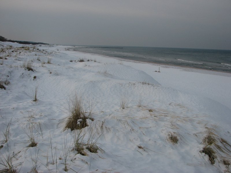 Ustka zimą 2